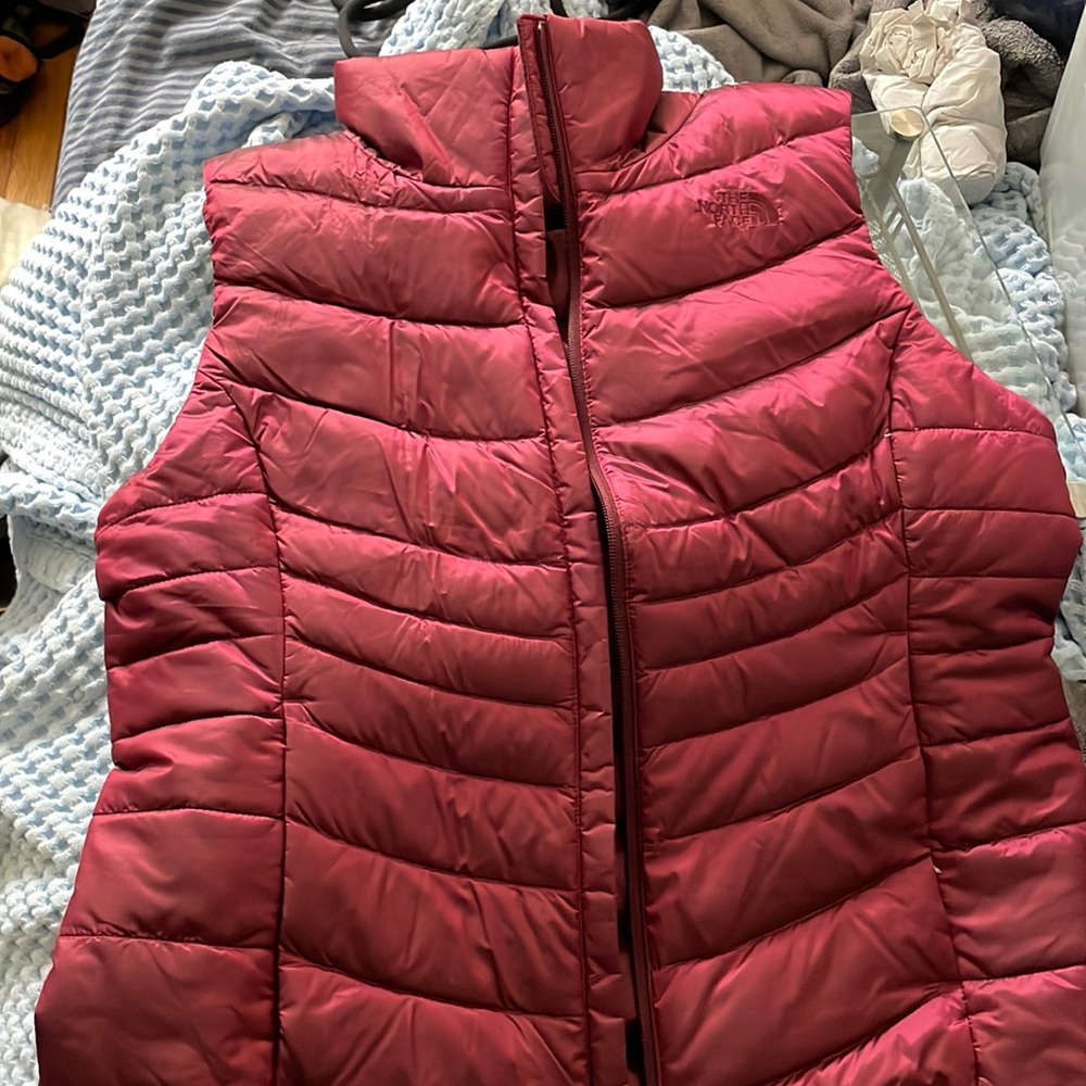 NWT Red North Face Vest